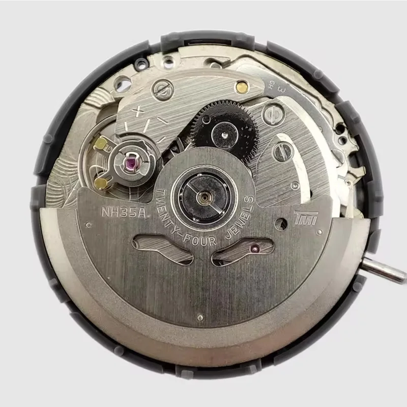 6-очасовая заводная головка белая дата NH35 NH35A автоматический механизм часов