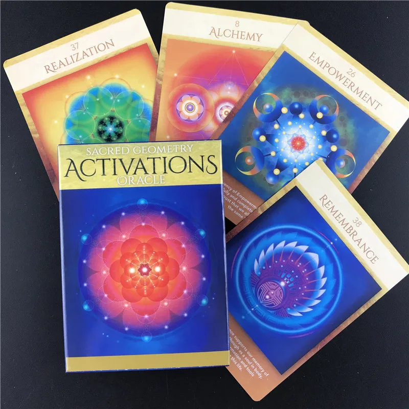 

Tarot Cards Sacred Geometry Activations Oracle Deck Table Games Funny Board Tarot Deck Card Games For Families Party Dropship