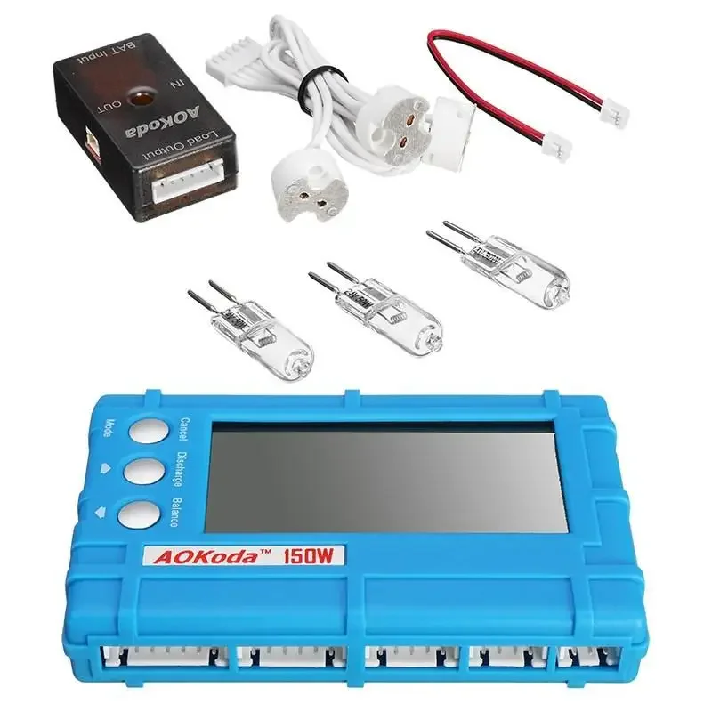 Фото Оригинальный AOK 3-в-1 150W разрядник-тестер-балансир для LiPo аккумуляторов RC №1