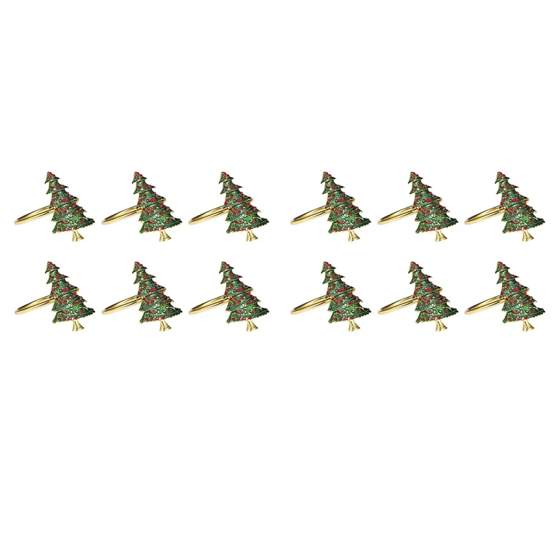 

Кольца для салфеток Свадебные, рождественские, на День Благодарения и домашние на кухне, 12 упаковок