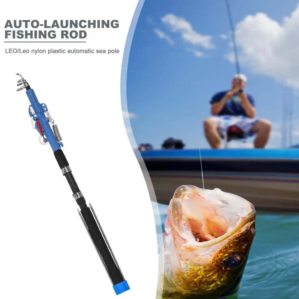 

Portable Fishing Accessories 2.1m Telescopic Fishing Pole Practical Automatic Sea Rod Outdoor Fishing Essential Supplies