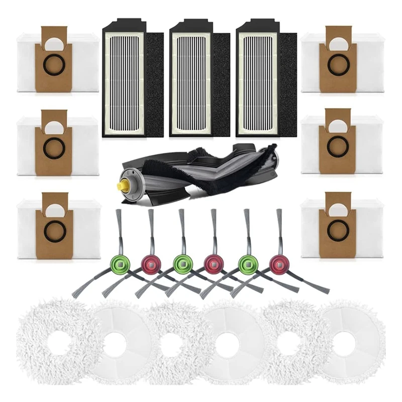 

Replacement Household Cleaning Accessories Kit For Ecovacs Deebot X1 TURBO / OMNI Robot Vacuum Cleaner