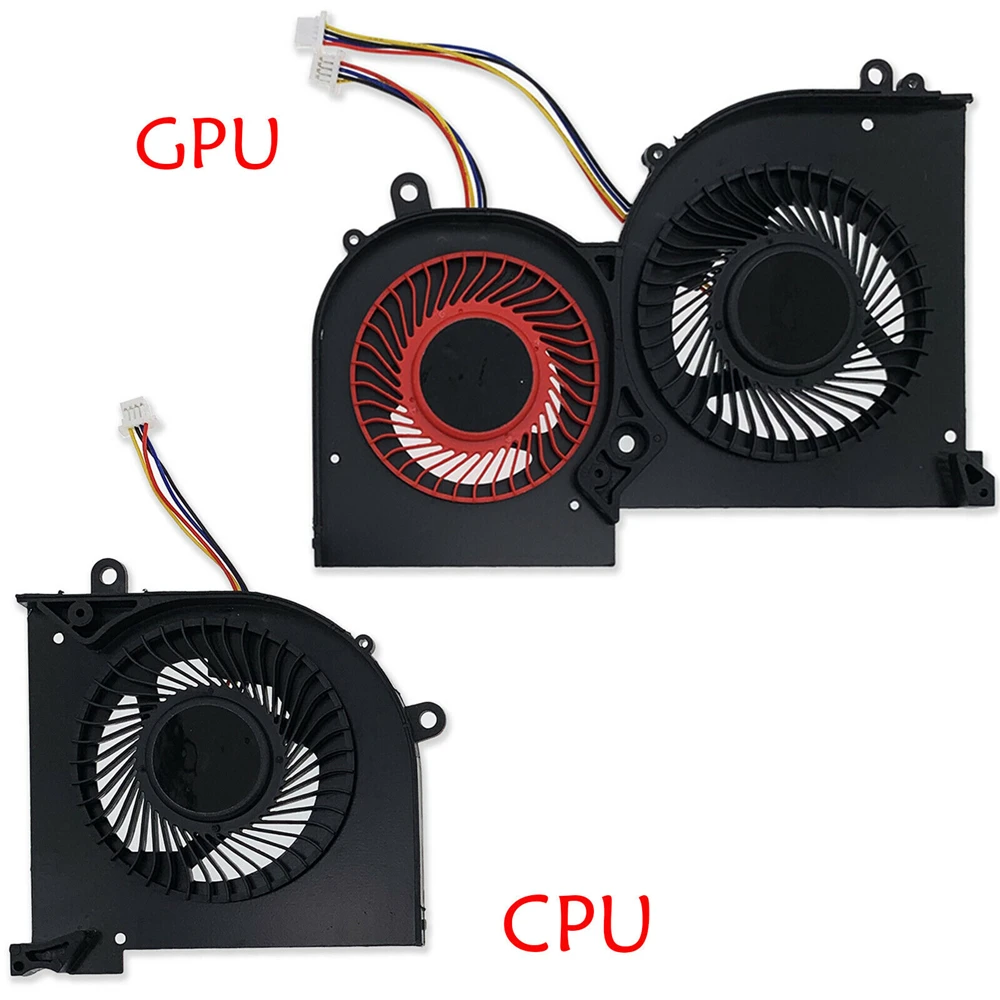 

4-Pin CPU + GPU Cooling Fan for MSI GS65 GS65VR Stealth 8SE 8SF 8SG Thin 8RE 8RF COOLER