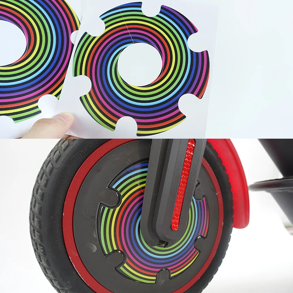 

1 пара, Защитная Наклейка на переднее колесо скутера M365 Pro