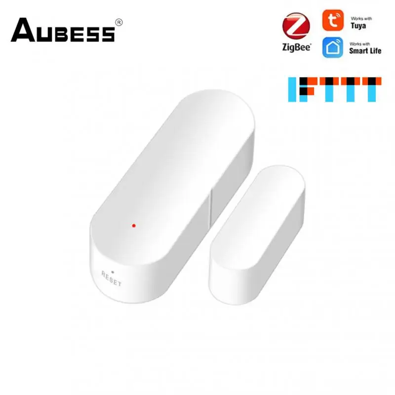 

Tuya Smart ZigBee Door Window Sensor Smart Home Wireless Door Open/Close Detectors APP Remote Alarm Work with Alexa Google Home