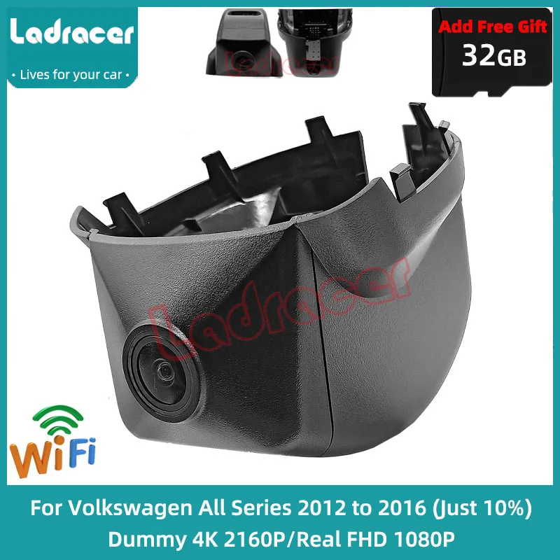 

Ladracer VW11-F 4K 2160P Car DVR Dash Cam Camera For Volkswagen VW Magotan CC Passat Golf Polo Touran Lavida Sagitar Eos Tiguan