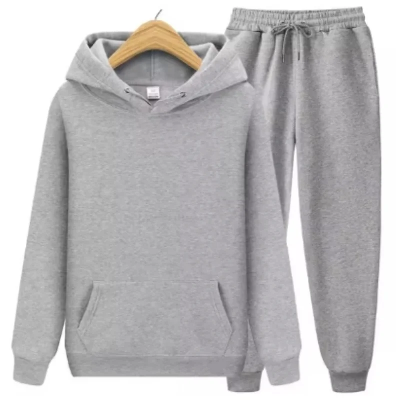 Мужской спортивный костюм комплект из 2 предметов толстовка с капюшоном + брюки