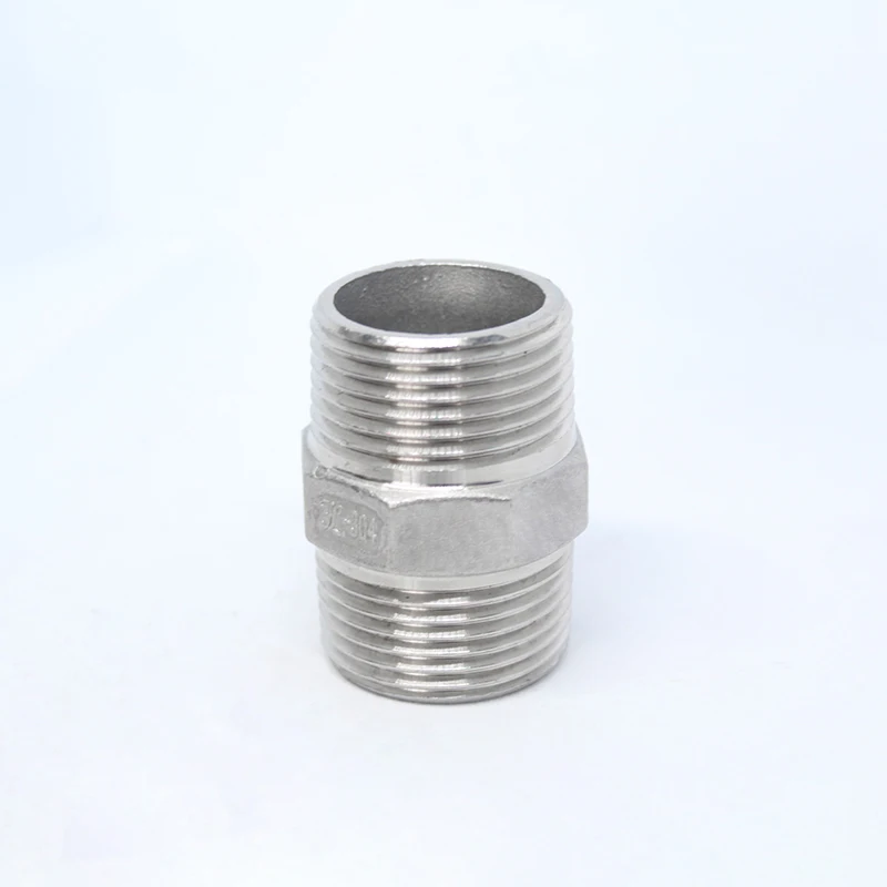 

Male to Male Hex Nipple Threaded Reducer Pipe Fitting Stainless Steel 304 DN6 DN8 DN10 DN15 DN20 DN25 DN32 DN50
