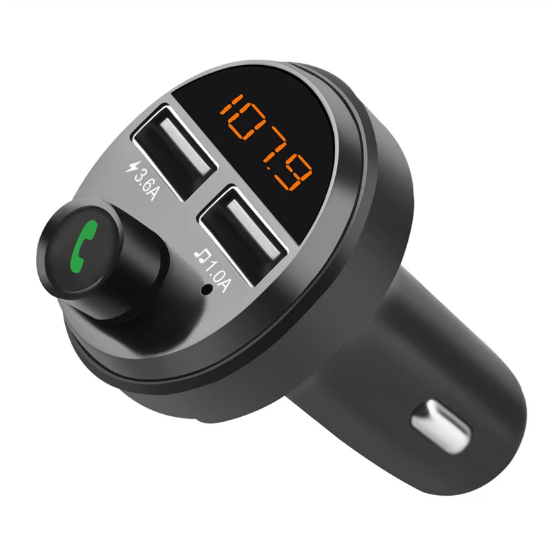 

Car Mp3 Bluetooth Player A615 Lossless Music Car Bluetooth Hands-ree FM Transmitter Supports U Disk/TF Card Playback