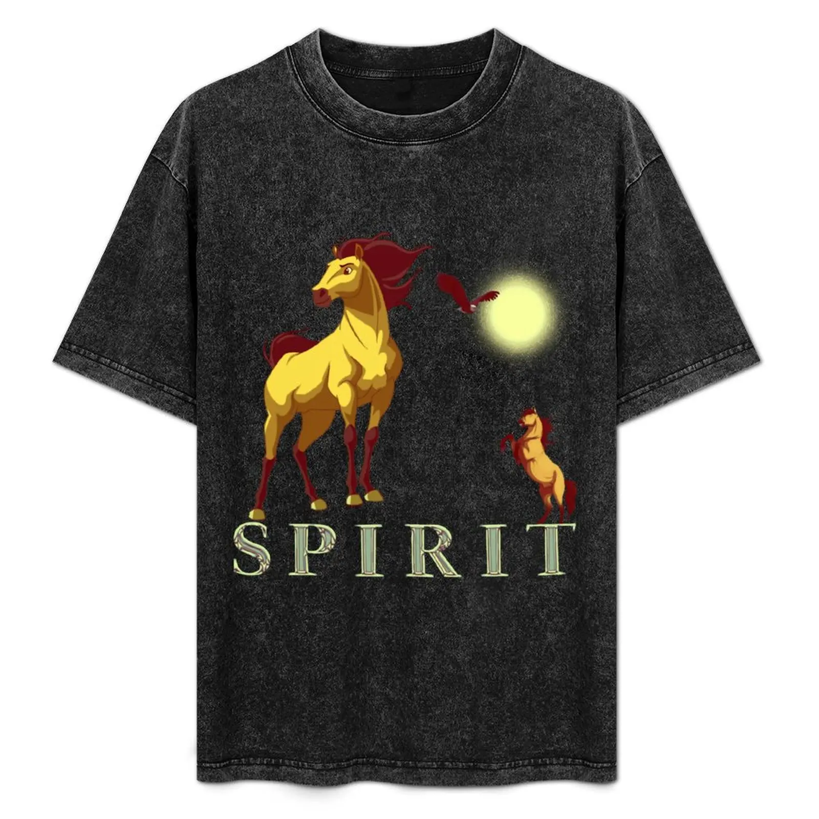 Футболка Spirit Stallion of the Cimarron бутик одежды на день Святого Валентина забавные