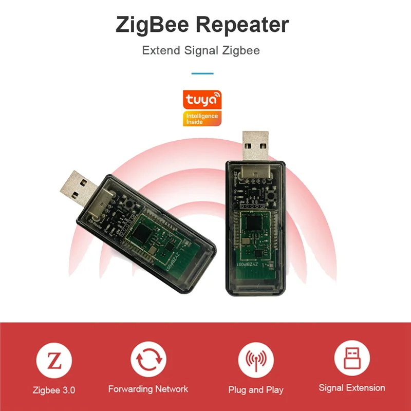 Усилитель сигнала USB Zigbee удлинитель повторитель для домашнего помощника Tuya EWeLink