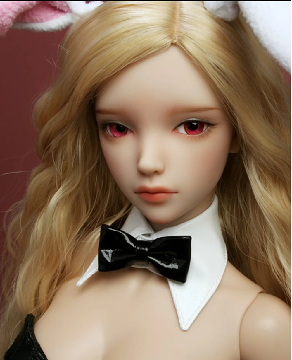 1/3 кукла BJD Cherie Slim Girl - коричневая кожа гибкие подвижные суставы и точечный макияж |
