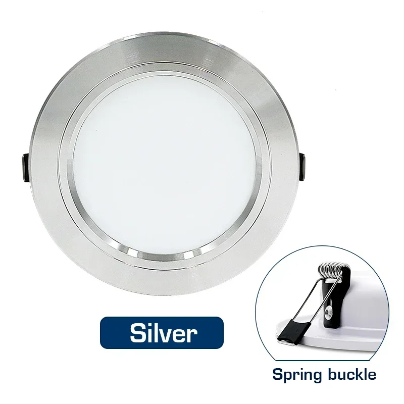 

Светодиодный потолочный светильник DC12V 24V AC110V 220V 5W 9W 12W 15W 18W Прожектор Холодный теплый белый круглый встраиваемый светодиодный точечный светильник