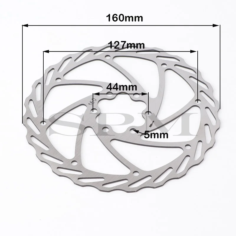 Гидравлический Ротор Дискового Тормоза 160 Мм Для Дорожных И Горных Велосипедов