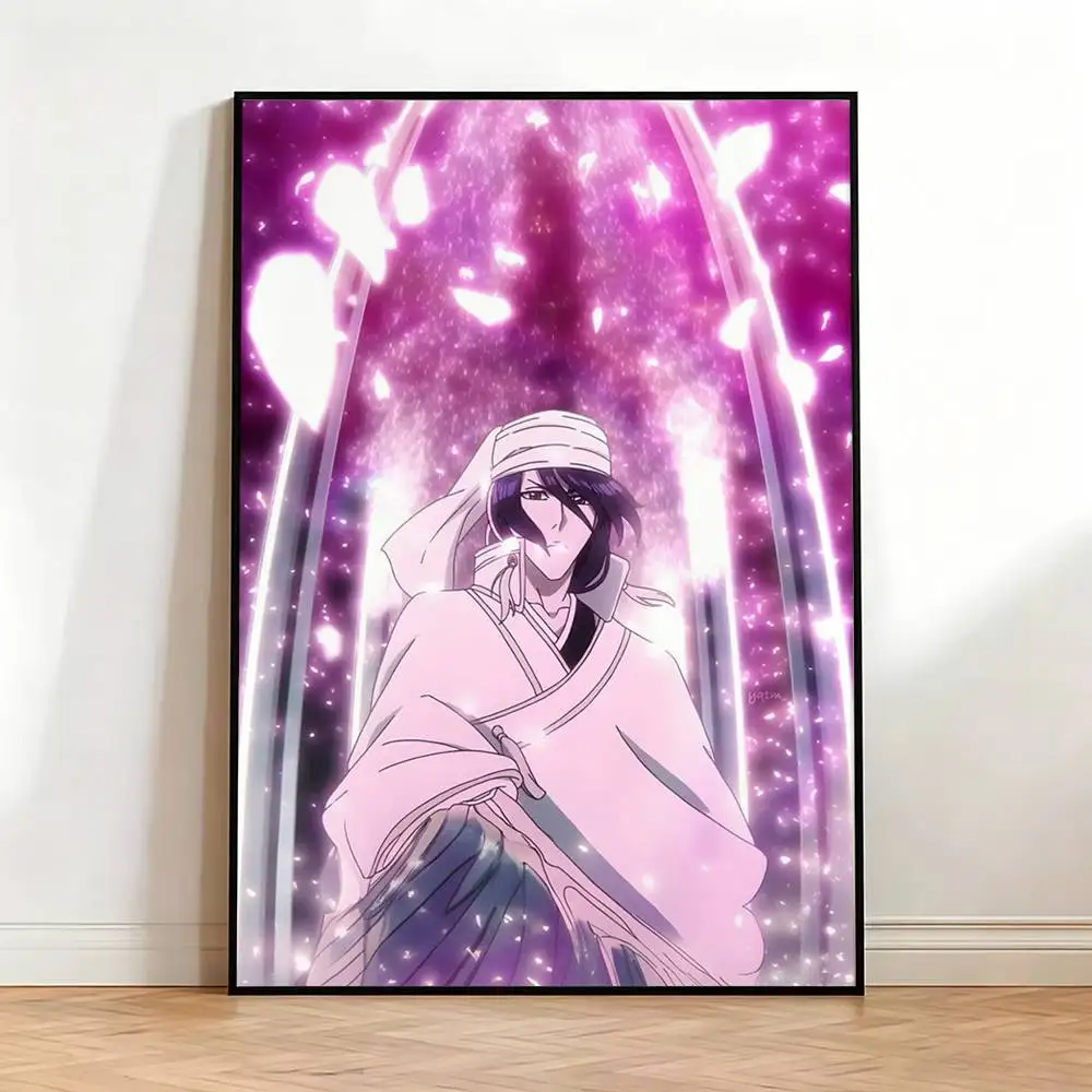 Фото Постер B-Bleach Anime K-Kuchiki Byakuya, высококачественный, для общежития, гостиной, эстетичное украшение стены, наклейки, подарок №5