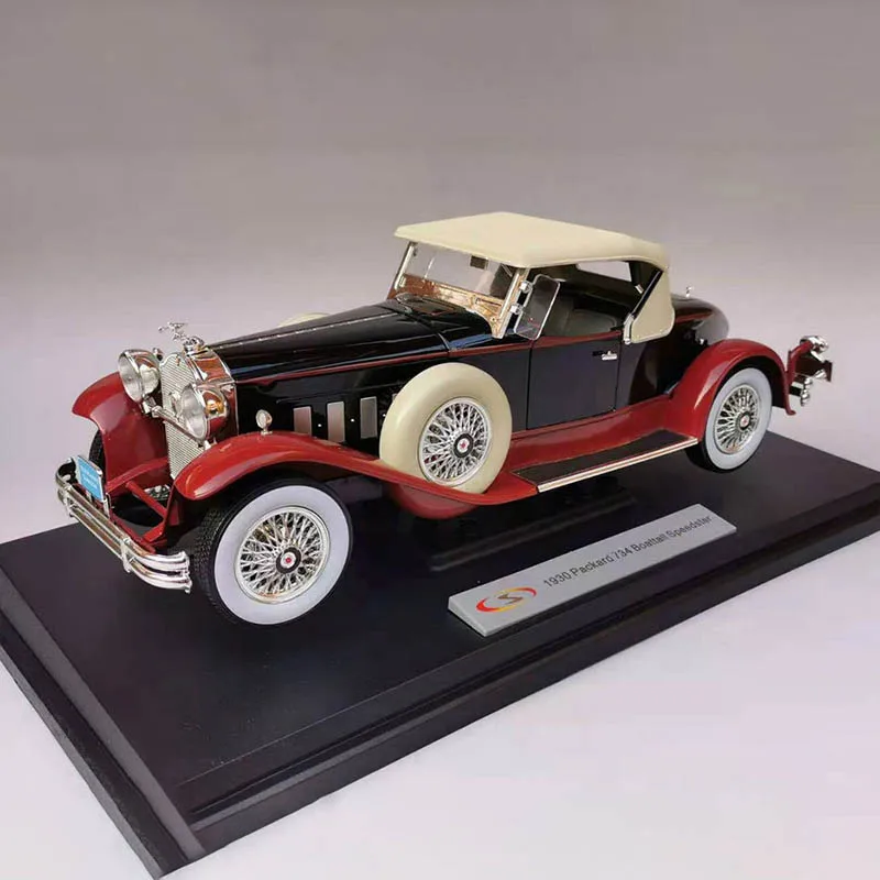 1:18 Scale Packard 1930 Simulation Alloy Classic Car Model Collection Ornaments