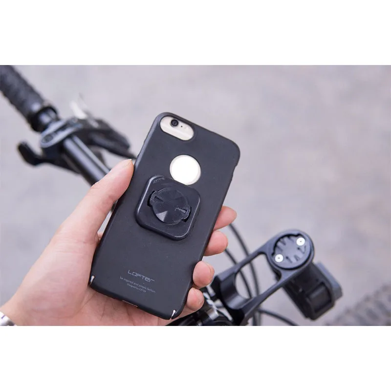 Крепление для компьютера на горном велосипеде телефона и GPS с двойным зажимом