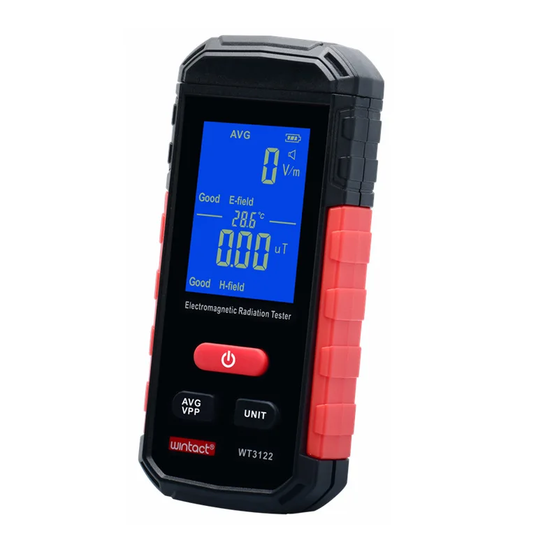 

Geiger counter new WT3122 electromagnetic field detector wave radiator mobile phone radiation tester audible visual alarm