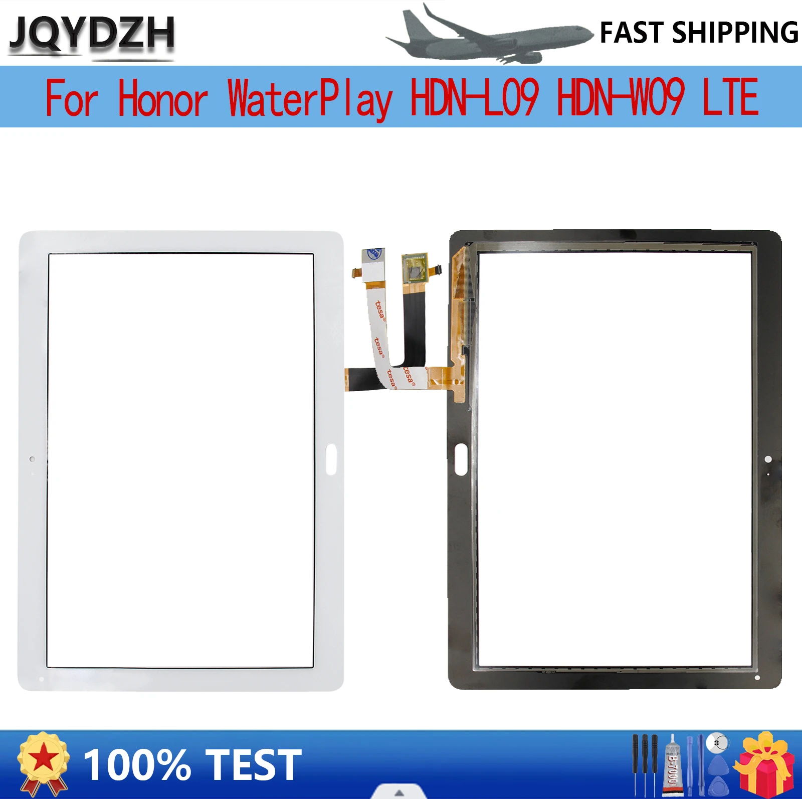 

JQYDZH For Honor WaterPlay HDN-L09 HDN-W09 LTE Only Touch screen Front Glass New Touch