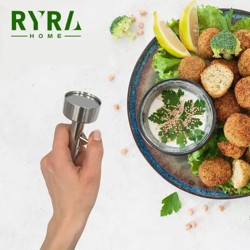 Stainless Steel Kitchen Tool Meatball Machine Maker Large Falafel Ball Making Scoop Mold Non-Stick Kitchen Accessories Gadgets