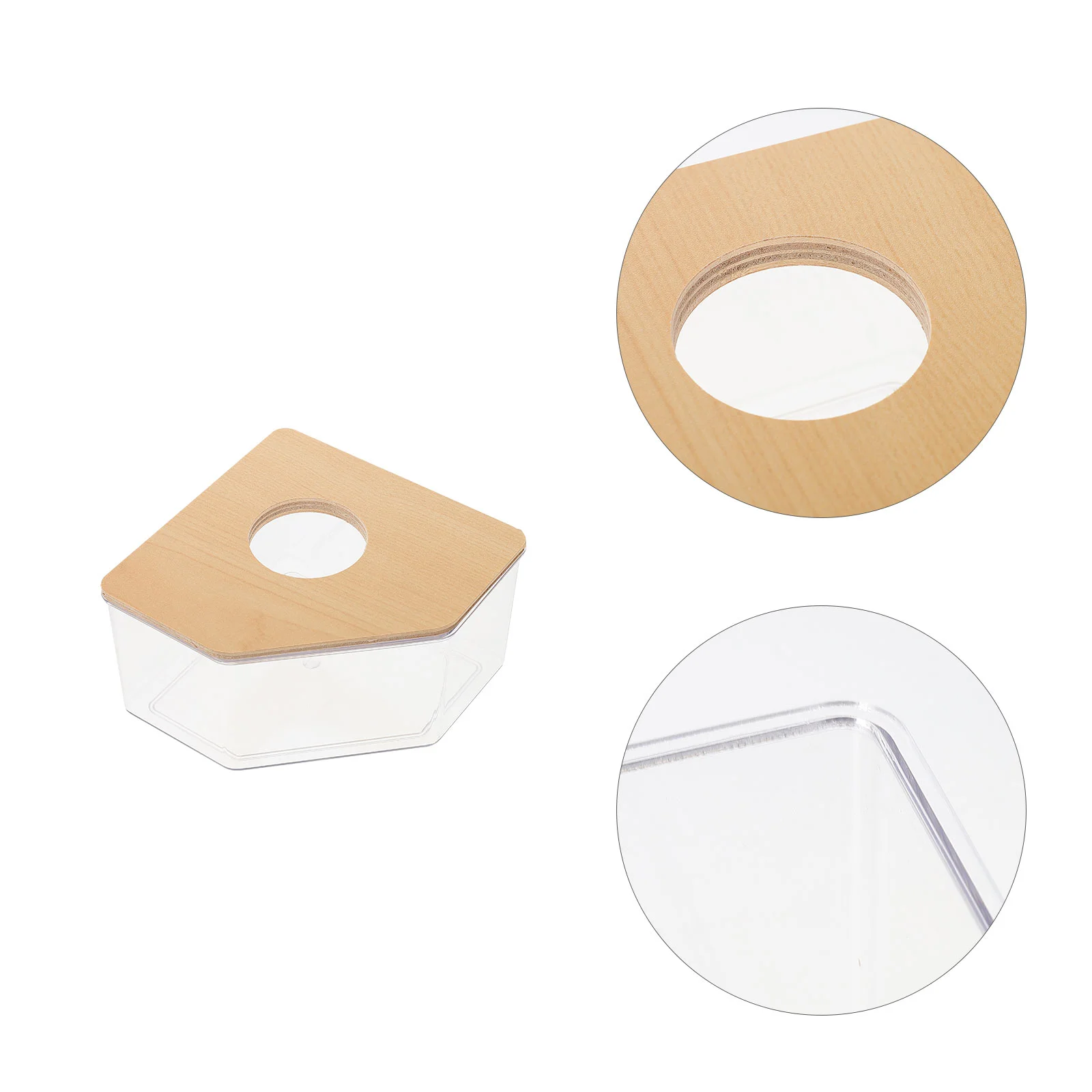 

Hamster Sandbox Portable Bathtub Reusable Hamster Bathroom Container Hamster Shower Bathtub Wooden Hamster Bath Box