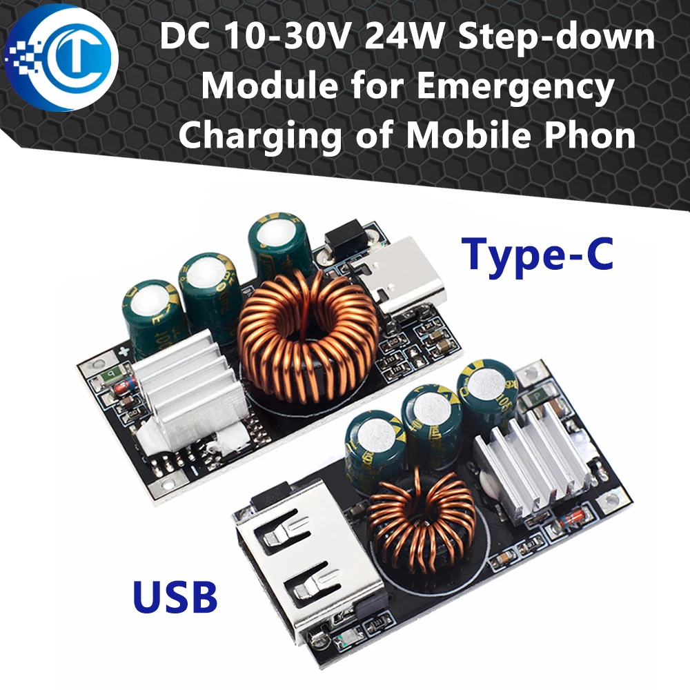 CTL TYPE-C QC3.0 Apple Huawei MTK Samsung, быстрое зарядное устройство «сделай сам», постоянный ток 10-30 В, 24 Вт, понижающий модуль для экстренной зарядки телефона
