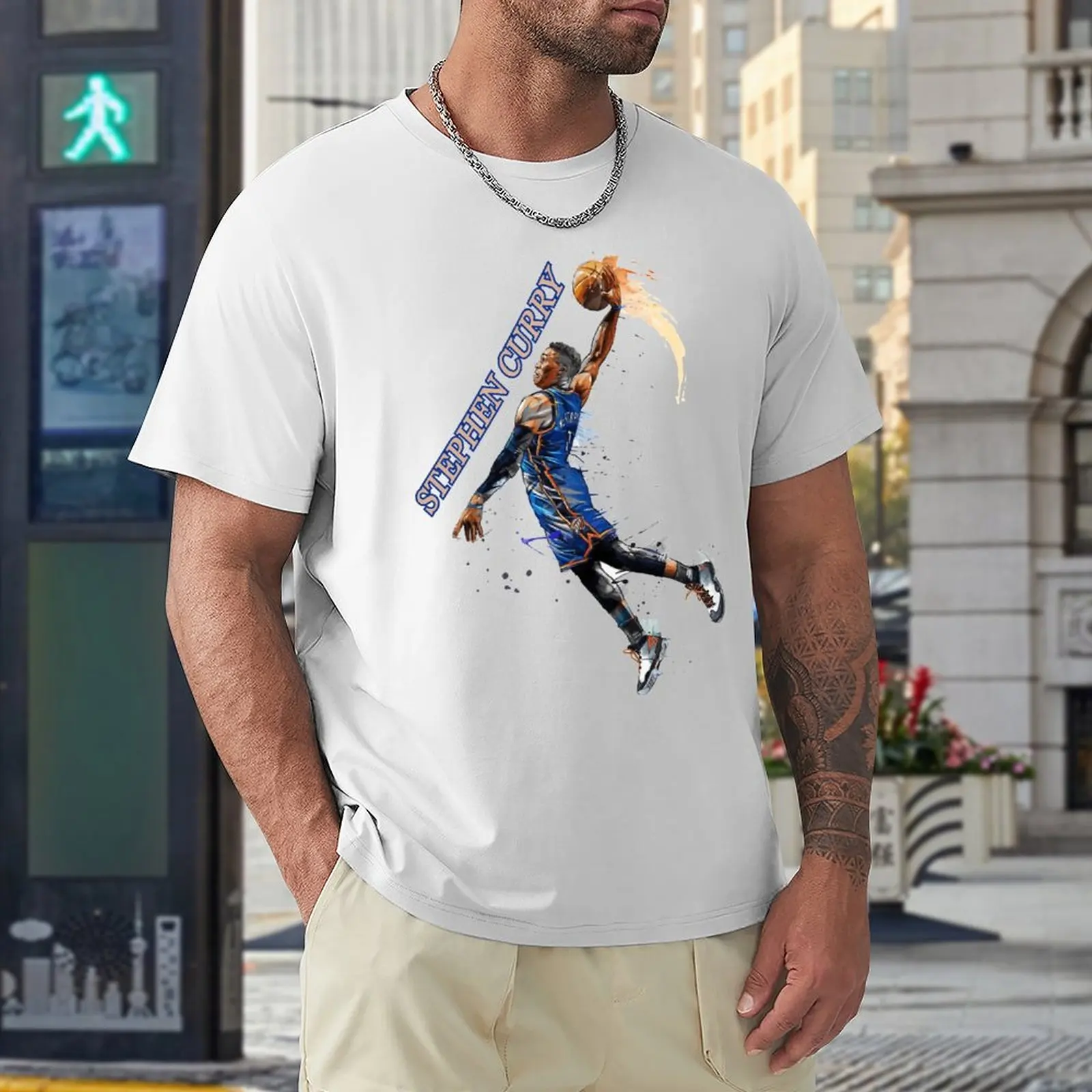 

Champion Stephens And Currys Mengshen Mengku 2023 Basketball Stars (18) Soccer Team Sports Casual Graphic High Grade Tees Fit