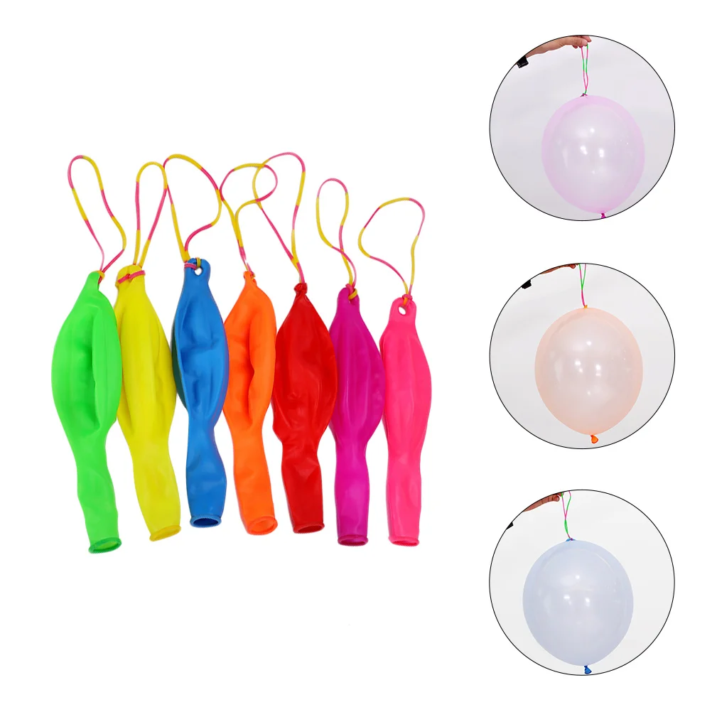 

50Pcs Funny Punch Balloons Kids Punch Balloon Toys Latex Balloons Random Color