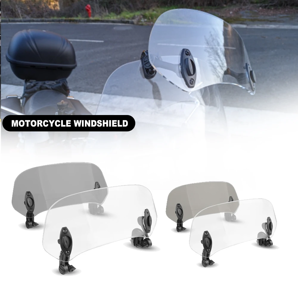 

Регулируемый ветровой экран для мотоциклов Honda, BMW, KAWASAKI, YAMAHA, HONDA, SUZUKI, DUCATI, спойлер на лобовое стекло, дефлектор воздуха