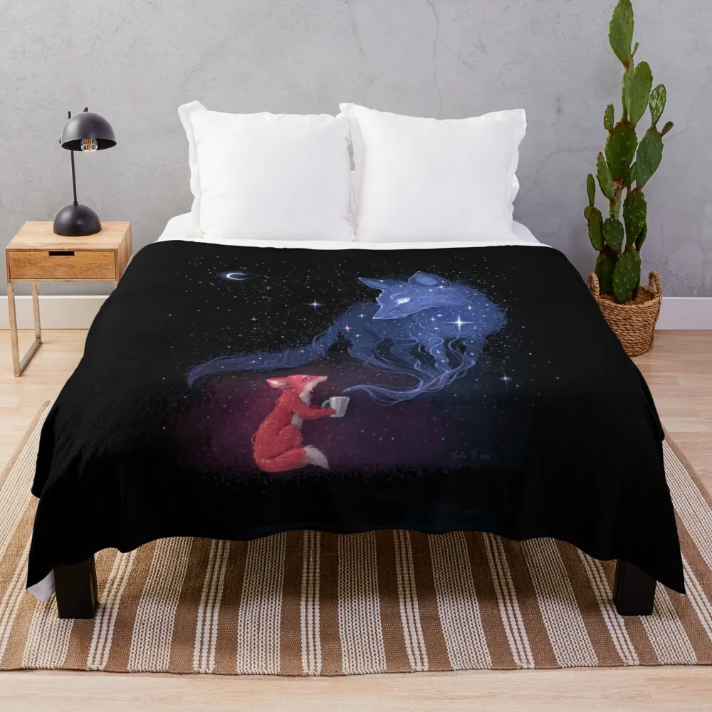 

Celestial Throw Blanket Nap blanket embroidered blanket for sofa blanket luxury