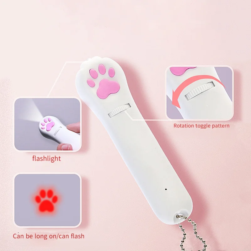 

Funny Cat Toy Laser Projection Stick Lazy Cat Artifact Single Multi-Pattern Charging Funny Cat Pen Cat Toy