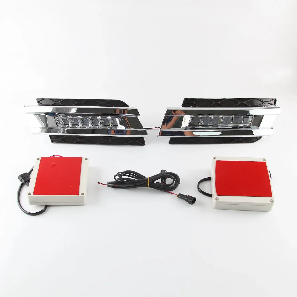 Светодиодные дневные ходовые огни eOsuns для Mercedes benz GL450 2006-09