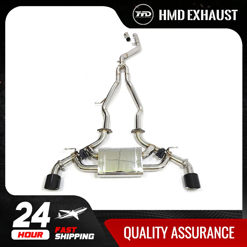 HMD выхлопная труба Catback характеристики для Toyota Supra A90 Автоматическая Замена