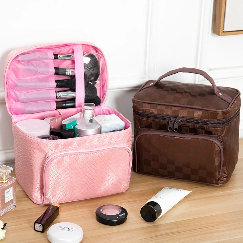 

Дорожная Женская водонепроницаемая косметичка, модная квадратная портативная Сумочка для хранения косметики, чехлы для косметики