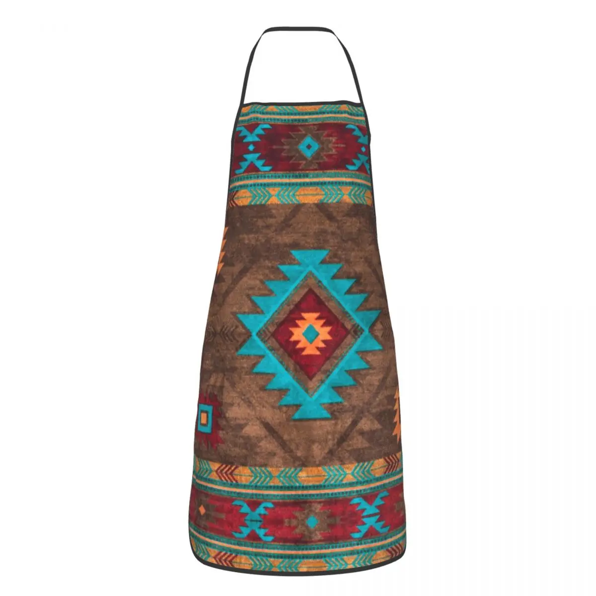 

Нагрудник Boho Navajo, винтажный турецкий фартук с алмазным узором для мужчин, женщин, мужчин, шеф-повара, кухня, геометрический фартук, кухня для ...