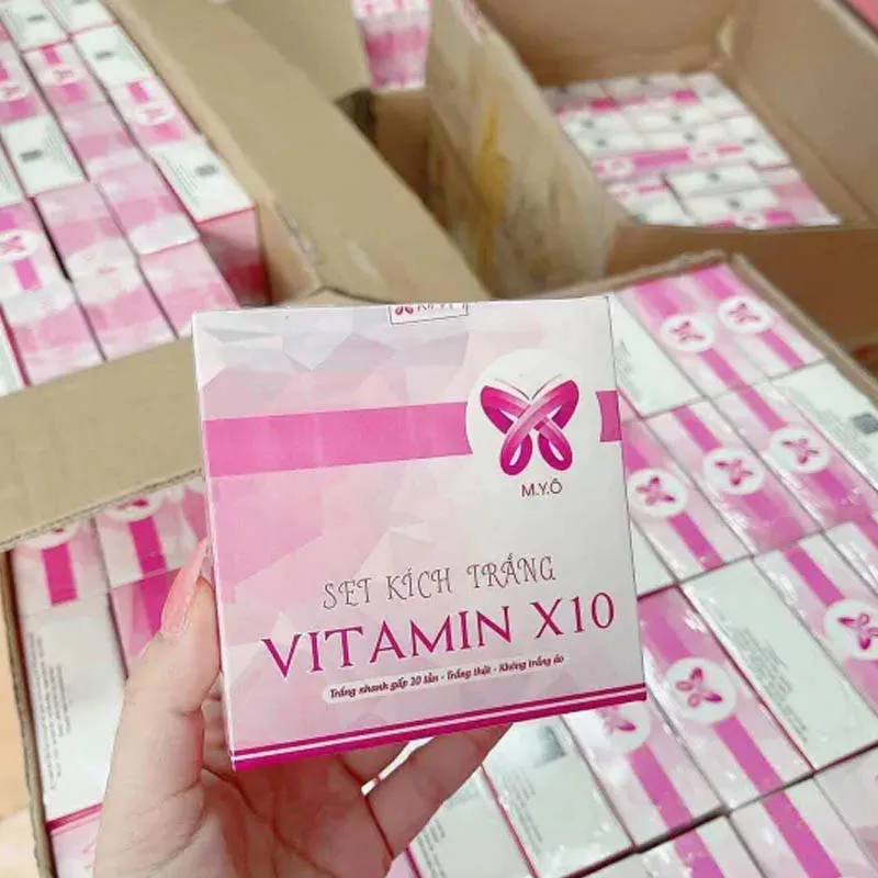 Фото КОМПЛЕКТ KÍCH TR PangerNG VITAMIN X10 MYÔ, Káng Tr너 Metà Gembali 10 существ, Tr너 da Metà metà m kich trang vitamin X10 Sieu trang 1 hop №1