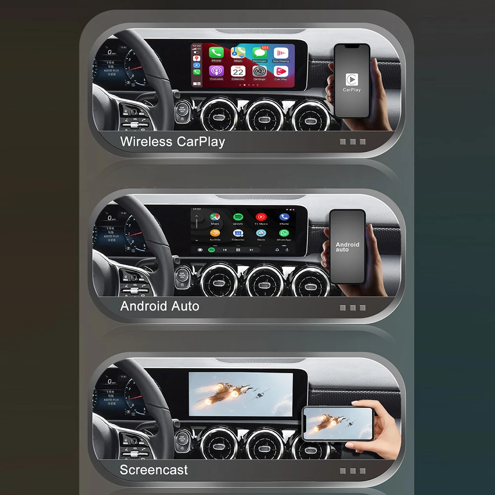 

Wireless CarPlay Ai Box AN Auto Car Video Player AN 11 System Play Box Plug And Play Multimedia TV Receiver For Car CarPlay Box