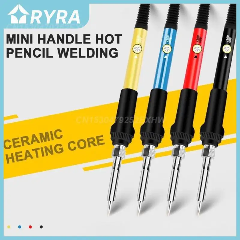 

Constant Temperature Adjustable Mini Handle Heating Pen Fast Heating Ceramic Heater Convenient And Fast Design Lcd Welding Tool