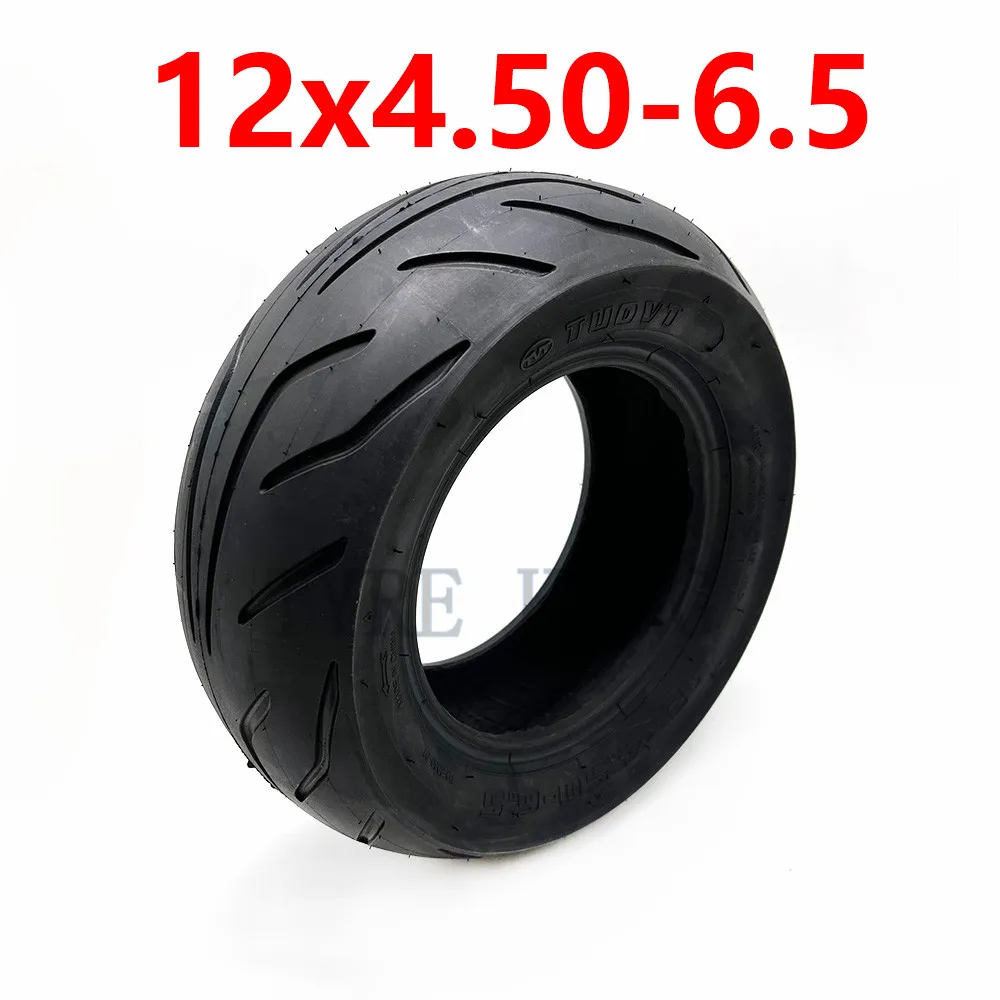 

High Quality 12x4.50-6.5 TUOVT Tubeless Tyre 12 Inch Vacuum Tire for Electric Scooter Accessories