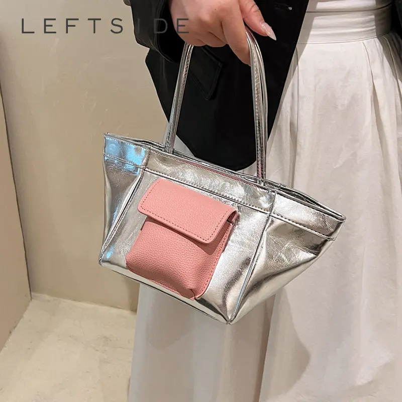 

Роскошные Дизайнерские Сумочки 2023 Y2K, Женская Серебристая Сумка-тоут, женские сумки через плечо, Женская корейская модная сумка через плечо