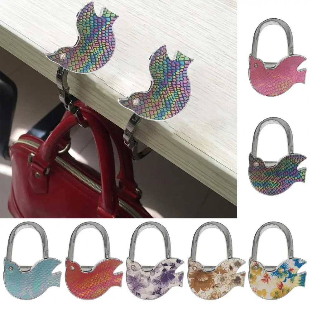 

Вешалка для сумок, надежный, красивый, легко носить, не выцветает, в форме птицы, держатель крючка для сумок