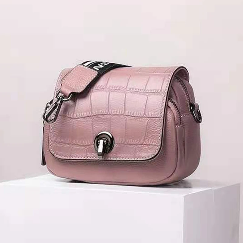 

Cow Leather Crossbody Small Purse Women's 2022 New Square Bag Fashion Lady Bags Little Broadband Single Shoulder Bag Casual