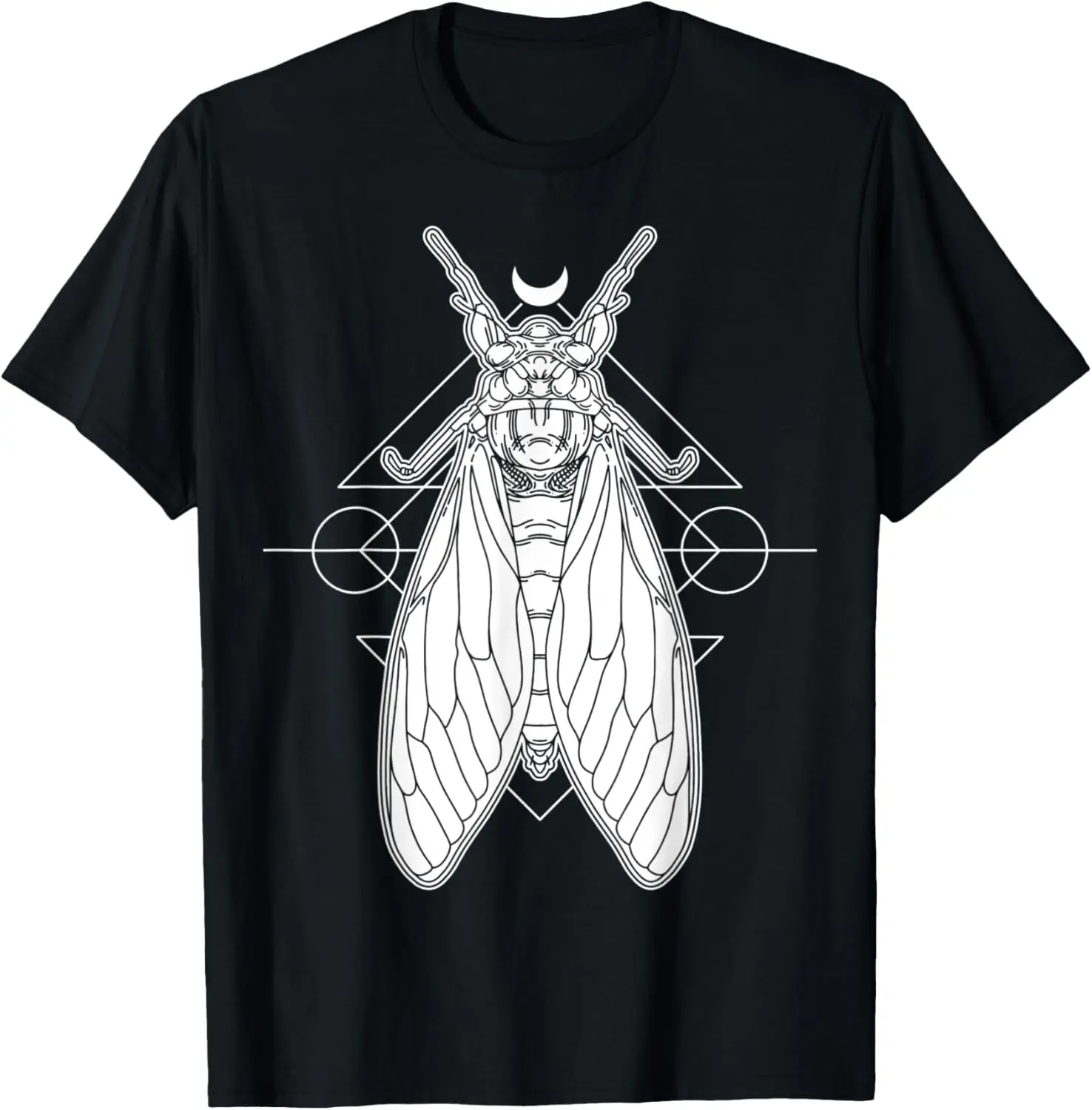 Gothic Tattoo | Pastel Goth Witch Wicca & Wiccan Cicada T-Shirt