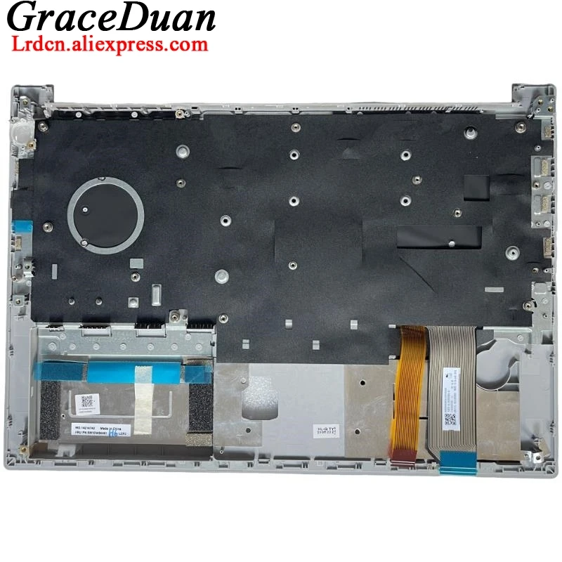 PT португальская Серебряная клавиатура верхний корпус Подставка для рук Lenovo Thinkpad