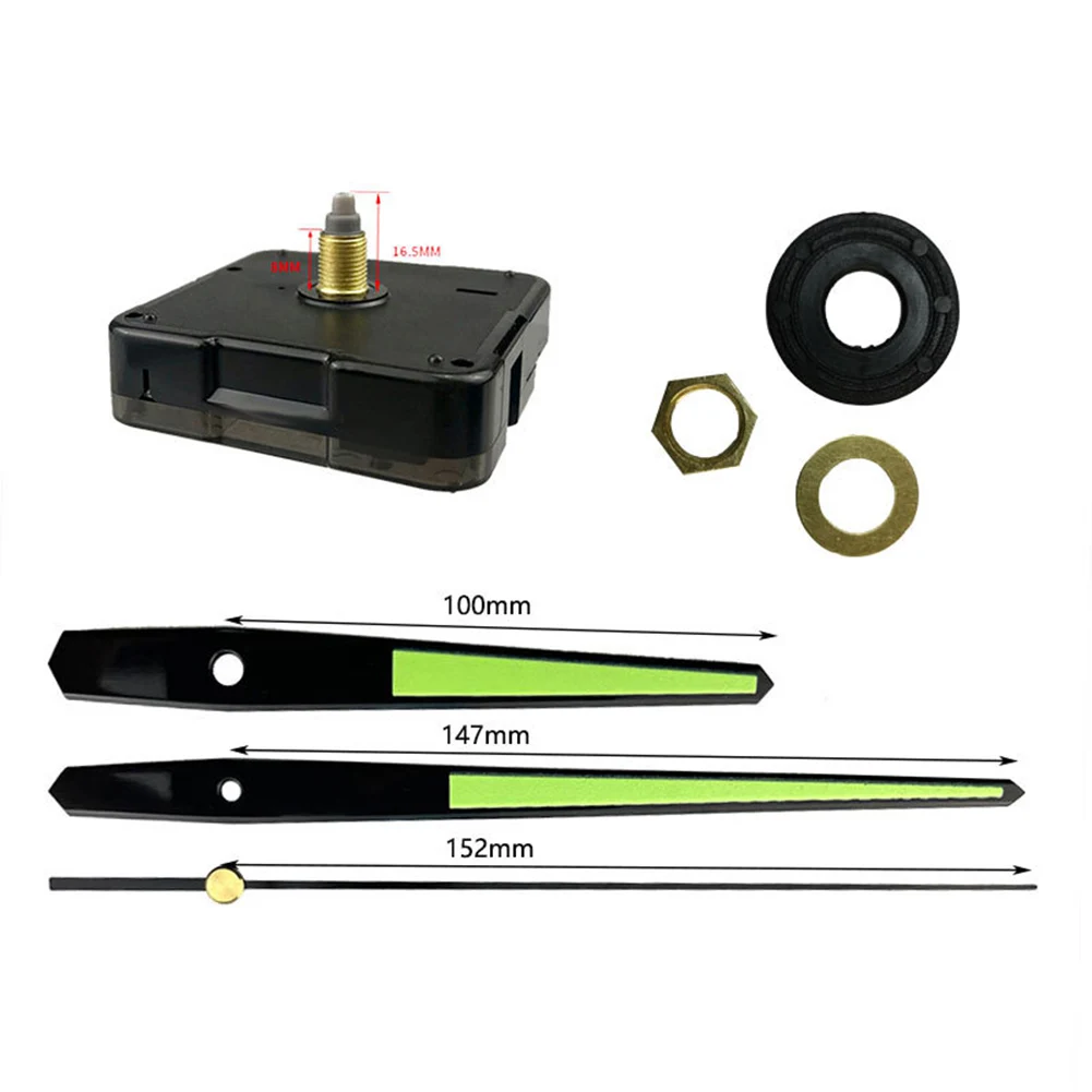 

Accurate Timing Repair Accessories Clock Movement Second Hand Wall Clock 56*56*16mm Battery Operated Fluorescent