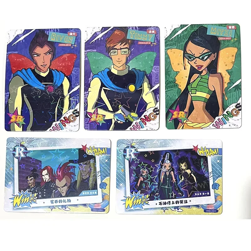 Оригинальная волшебная сумка Winx Club, карточки Fairy Wonderland, карточки с персонажами Блум, Стелла, Флора, аниме-карточки, игрушки, персонализированные подарки на день рождения (art.: 3920d8d71b35d) - 3920d8d71b35d