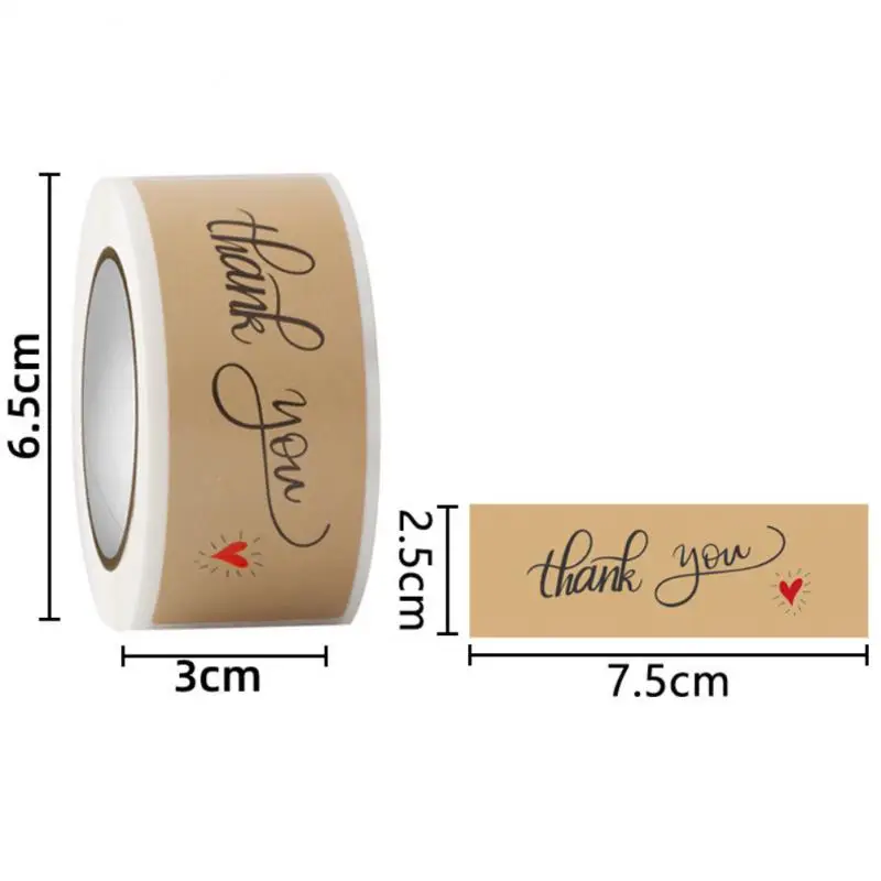 

150Pcs/Roll 3 inch Thank You Stickers Seal Labels Gift Packaging Stickers Wedding Birthday Party Offer Stationery Sticker Decor