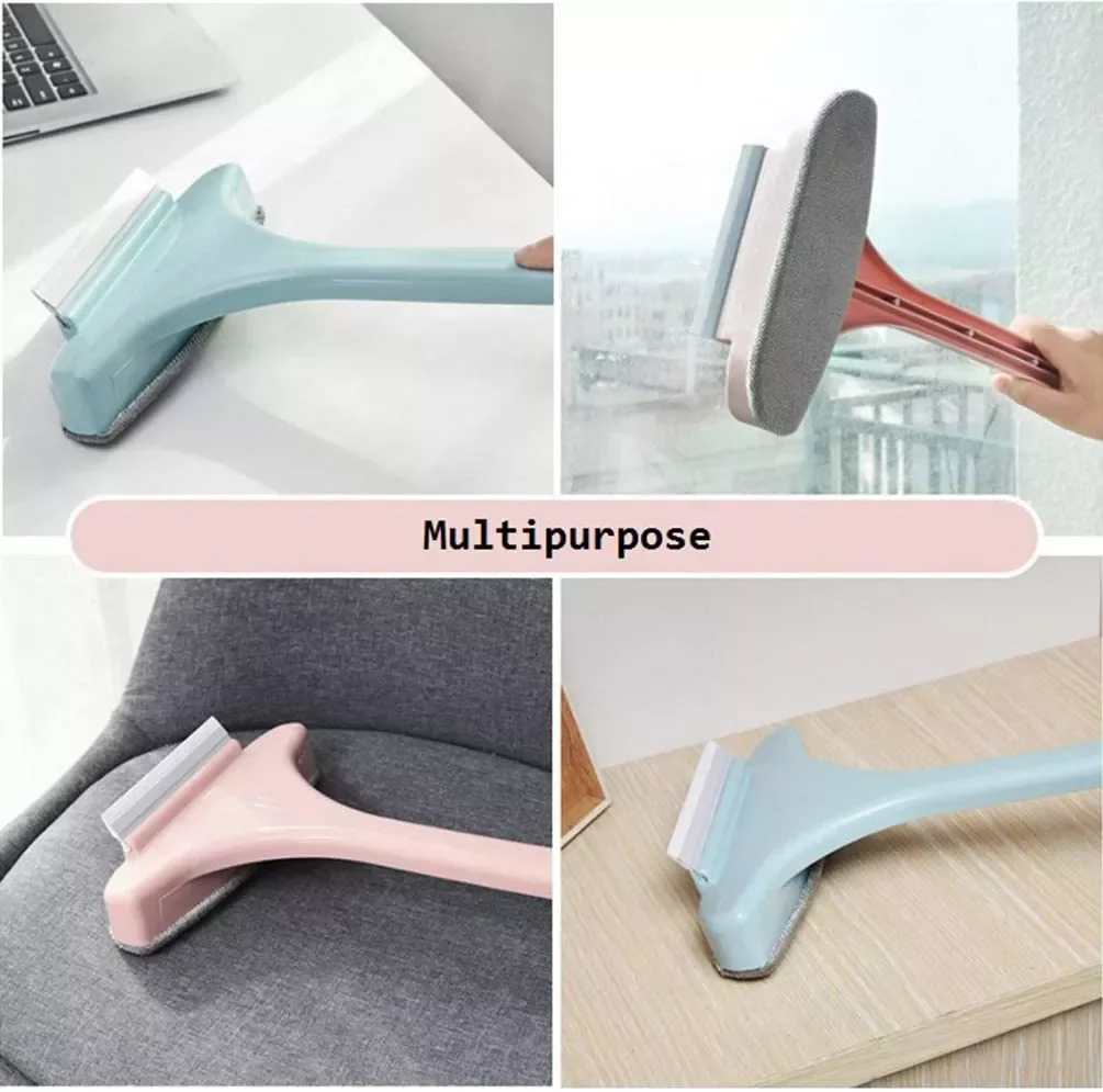 

Window Brush and Squeegee Window Screen Cleaner Brush Lint Brush Window Glass Cleaning Tool Multifunctional Cleaning Brush