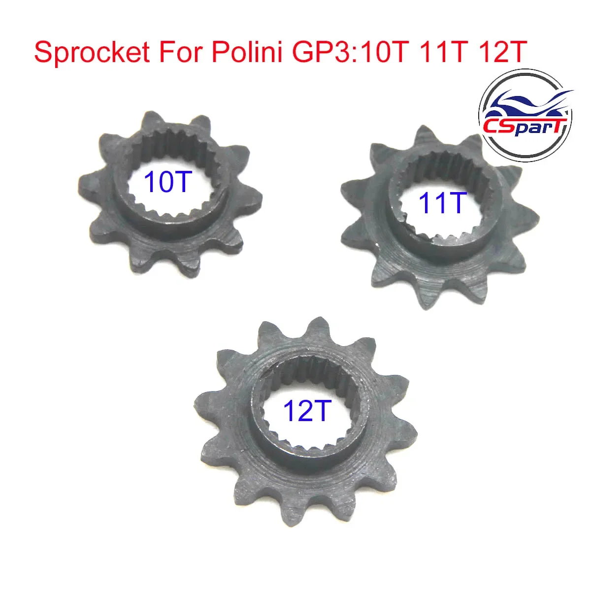 Передняя звездочка 10 11 12 зубов 10T 11T 12T 25H для Polini GP3 39CC с водяным охлаждением