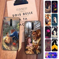 disney beauty and the beast phone case for redmi 5 6 7 8 9 a 5plus k20 4x s2 go 6 k30 pro
